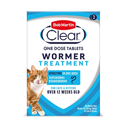 Bob Martin Clear Cat Wormer Tablets, Suitable for Kittens