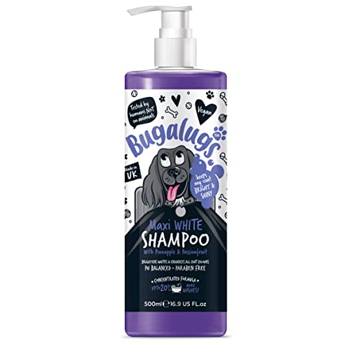 BUGALUGS Dog Shampoo Whitening & Brightening Coat Enhancer for all