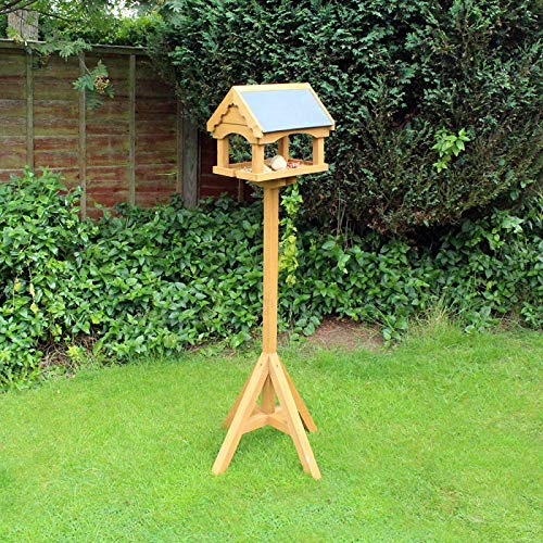 Garden Mile Traditional Wooden Garden Ornaments Outdoor Bird House