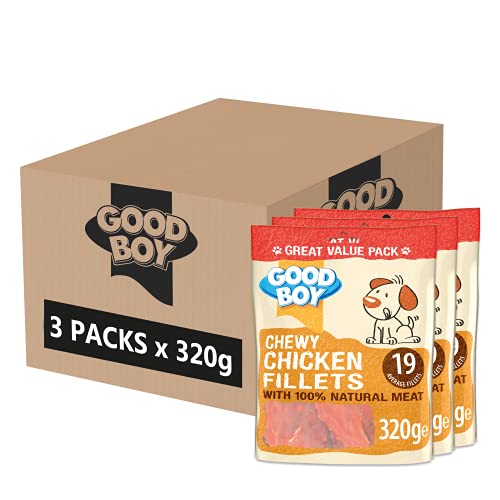 Good Boy Chewy Chicken Fillets Dog Treats Made With 100 Natural