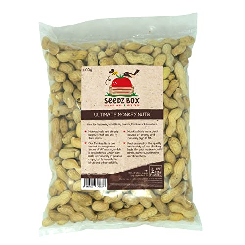 Seedzbox Ultimate Monkey Nuts, Ideal for Squirrels, Wild Birds, Parrots